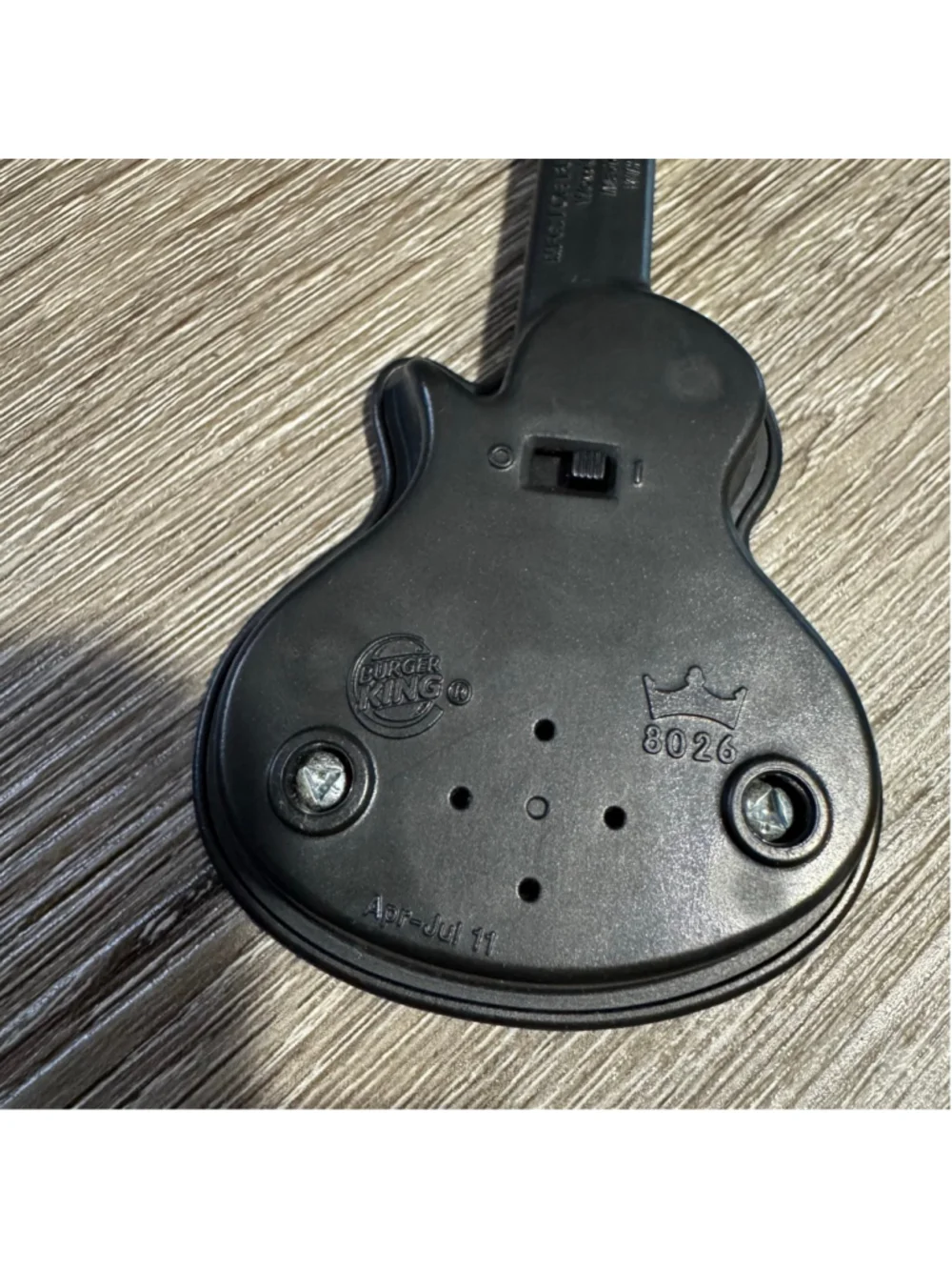 Burger King Paper Jamz Guitar Toy